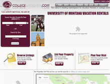 Tablet Screenshot of missoula.collegeweekends.com