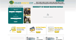 Desktop Screenshot of eugene.collegeweekends.com
